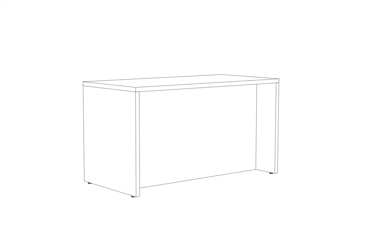 Kuchyňský ostrůvek KAM - kryt s vrchní a zadní deskou - supermatný povrch Wyspa kuchyňská KAMMONO - supermat