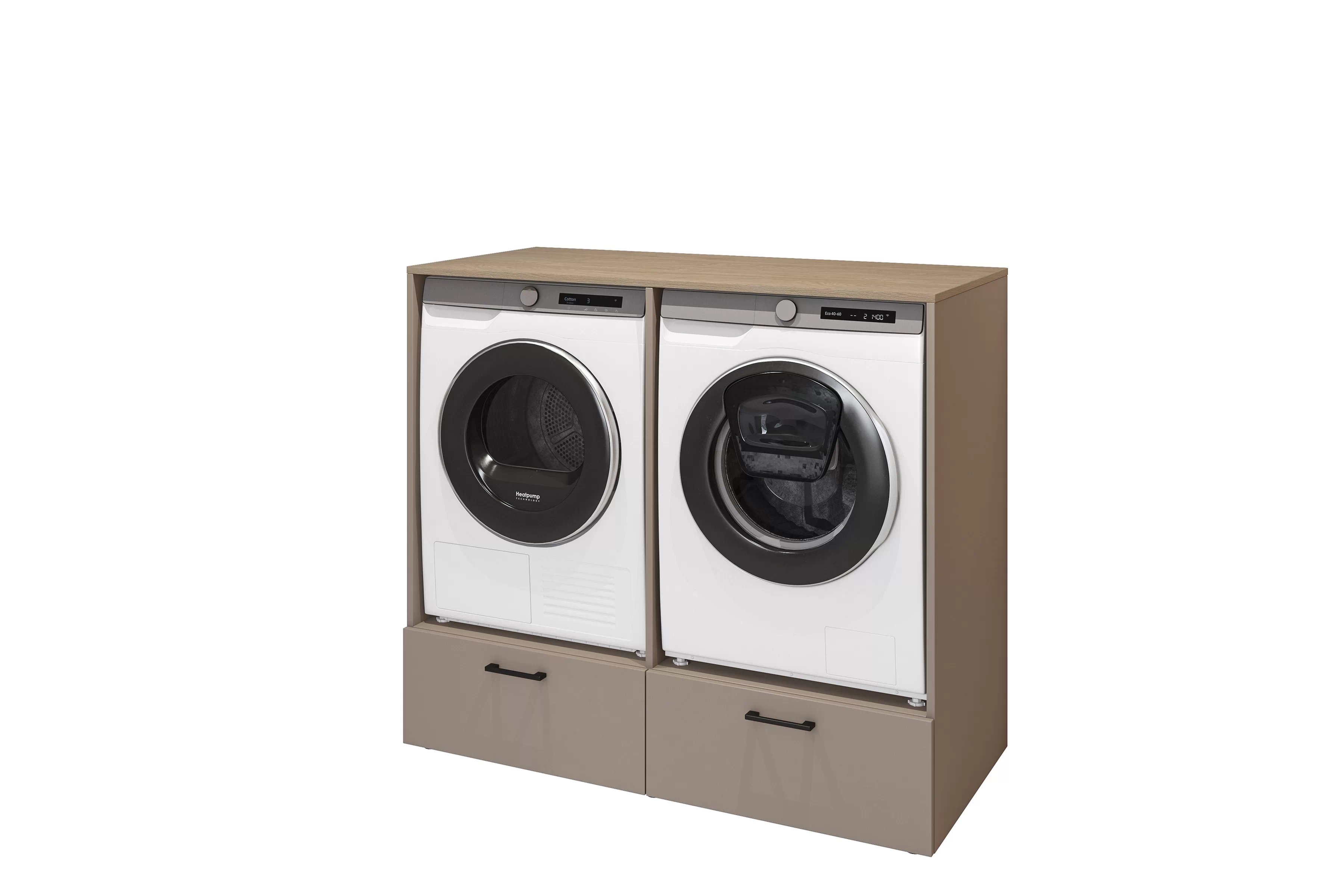 Skrinka nad práčku / sušičku Rosa so zásuvkami - congo / olejovaný dub Zabudowa na pralke / suszarke Rosa se zásuvkami - congo / dub olejowany