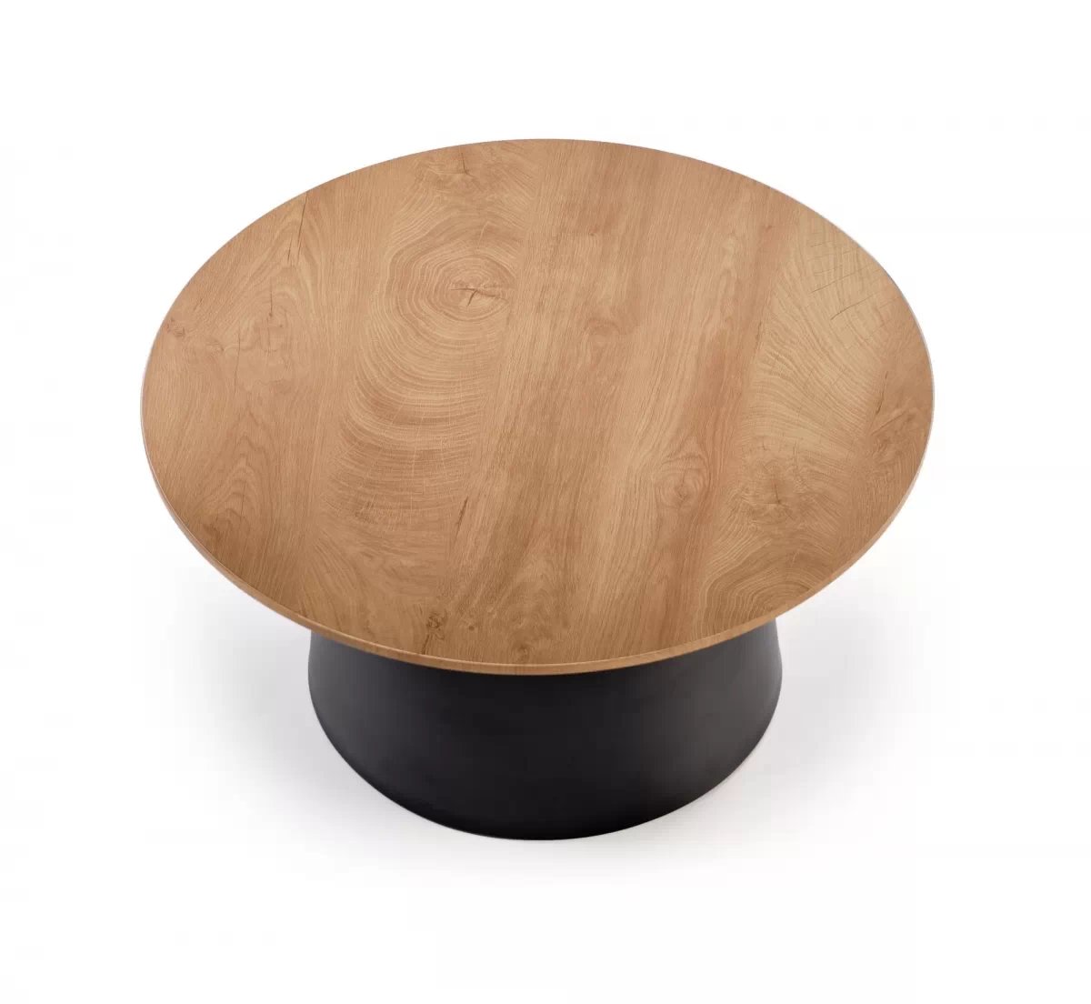 Sada konferenčních stolků Malomi - přírodní / černá Komplet law Malomi pro obývacího pokoje - přírodní / černá