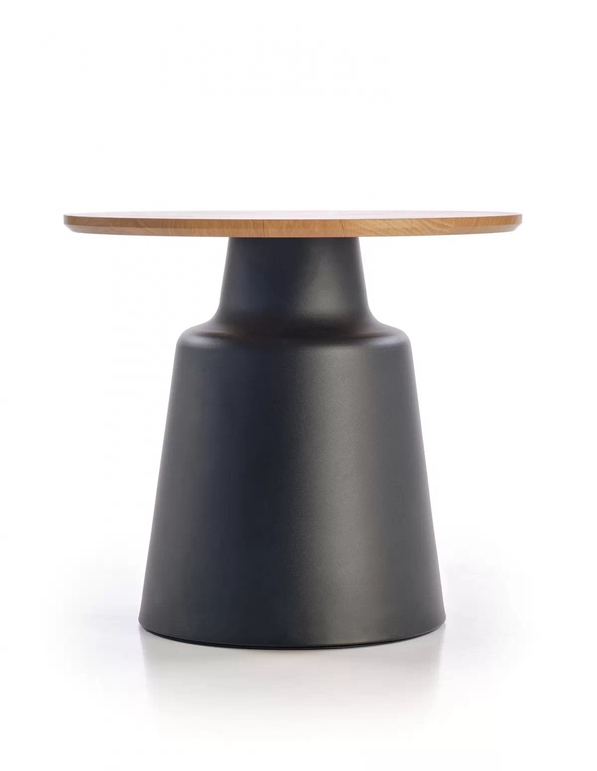 Sada konferenčních stolků Malomi - přírodní / černá Komplet law Malomi pro obývacího pokoje - přírodní / černá