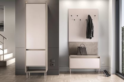 Predsieňová zostava Tivano I - kašmír / dub cremona