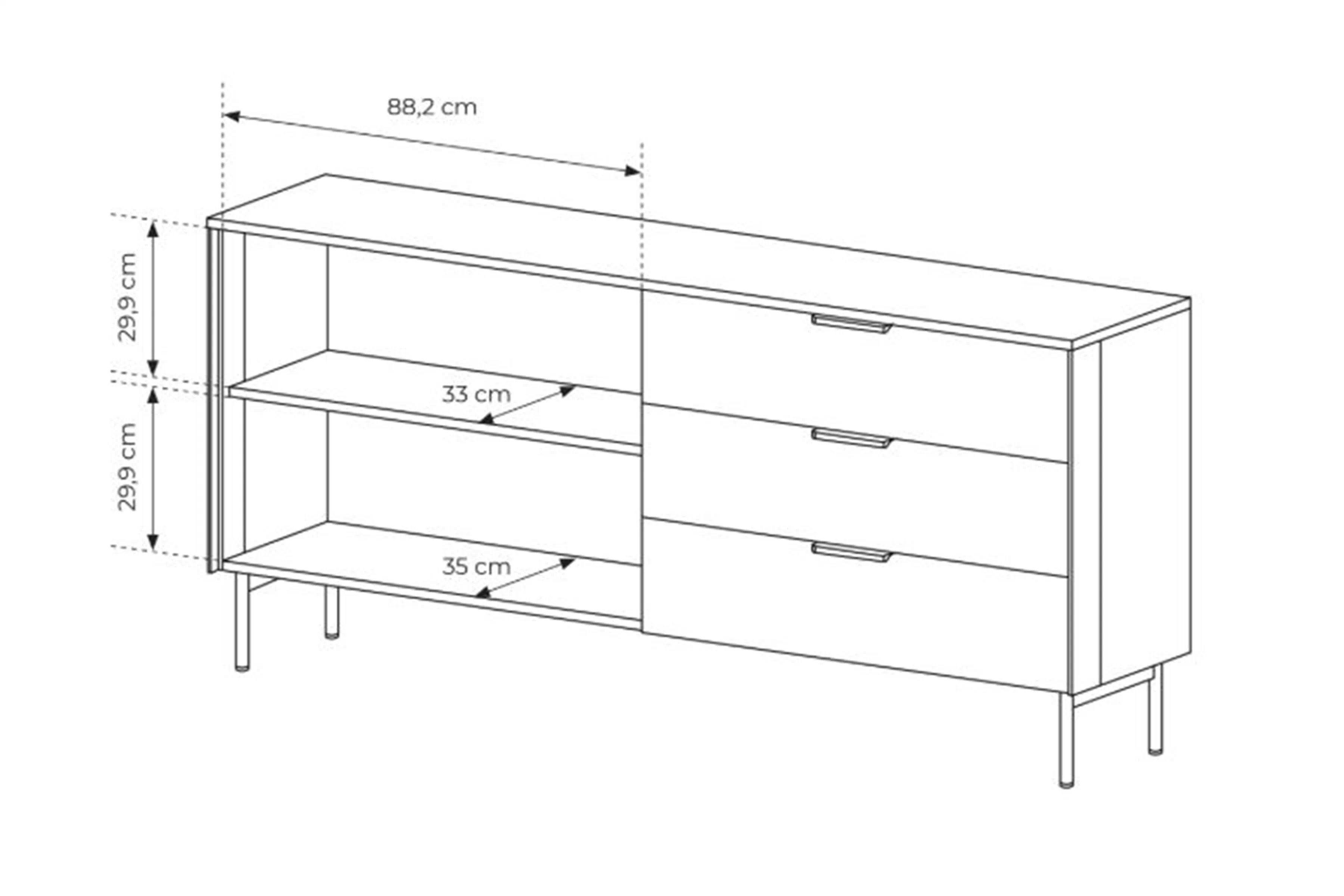 Obývacia zostava Auri - kašmír Komplet nábytku do obývacej izby Auri - kašmír