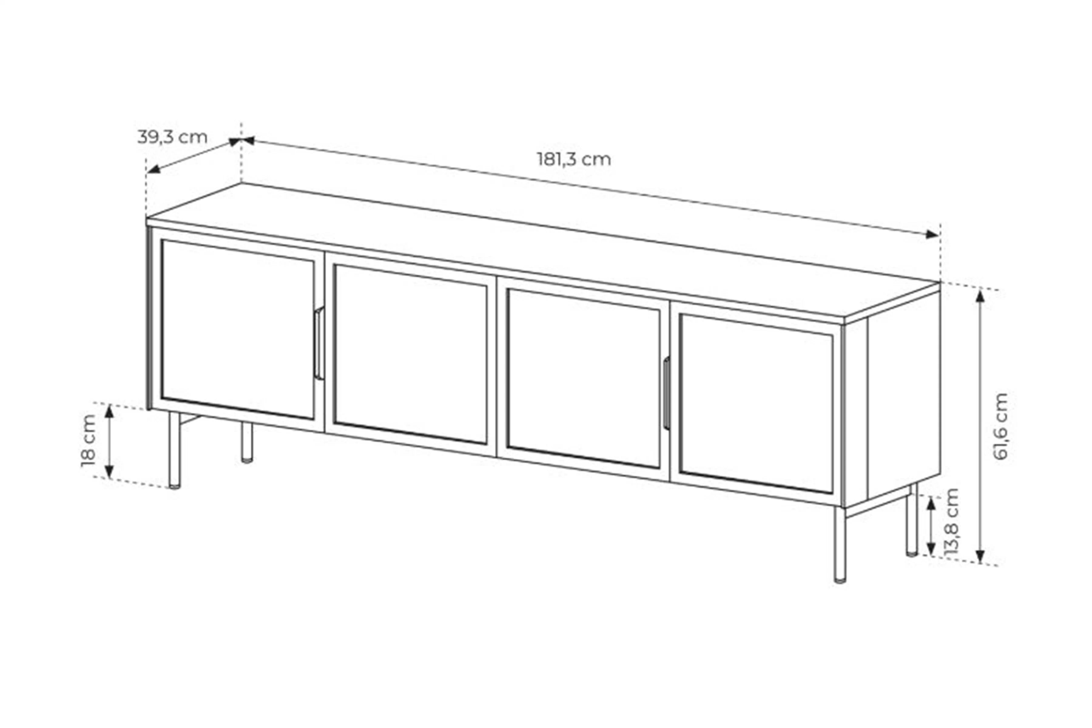 Obývacia zostava Auri - kašmír Komplet nábytku do obývacej izby Auri - kašmír