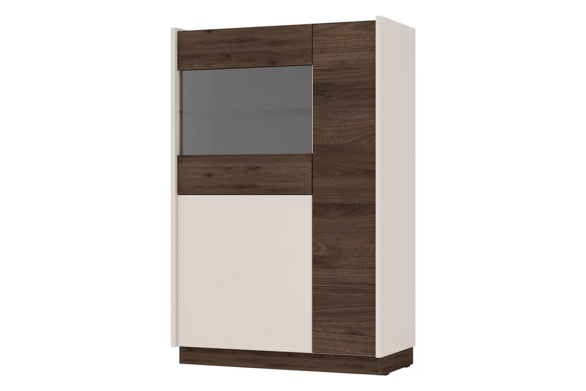 Set mobilier living Beliza III - bej piatră / nuc okapi Complet mobilier pentru camera de zi Beliza III - bez piaskowy / nuc okapi