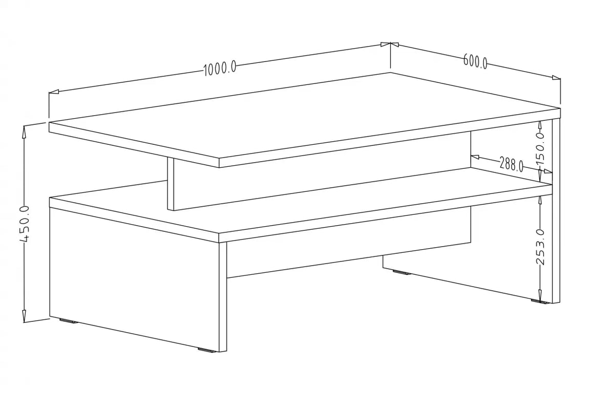 Set de mobilier cu măsuță de cafea Baros Schiefer Complet mobilier pentru camera de zi z komoda i lawa Baros - închis beton / schiefer