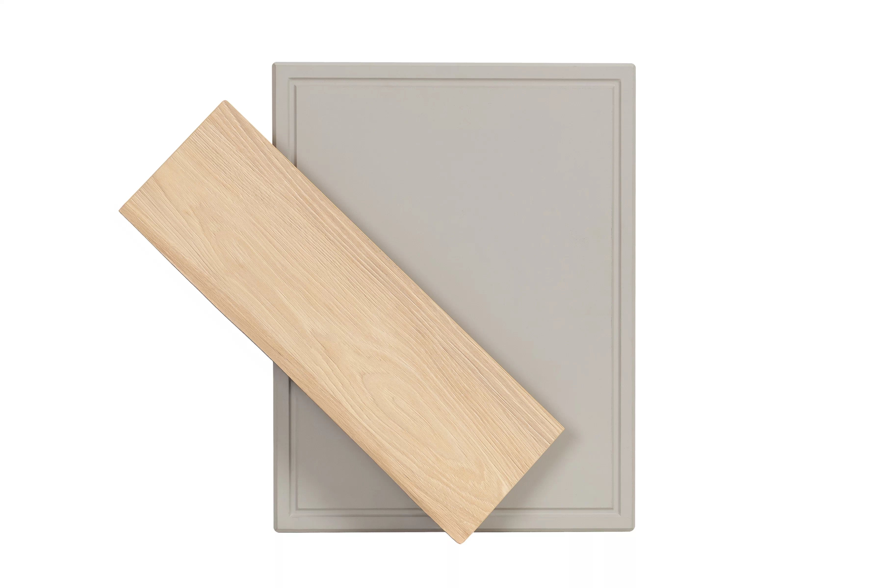 Kuchyňská sestava Kammono 386 cm - kamenná Komplet nábytku kuchennych Kammono F 386 cm - skalny 