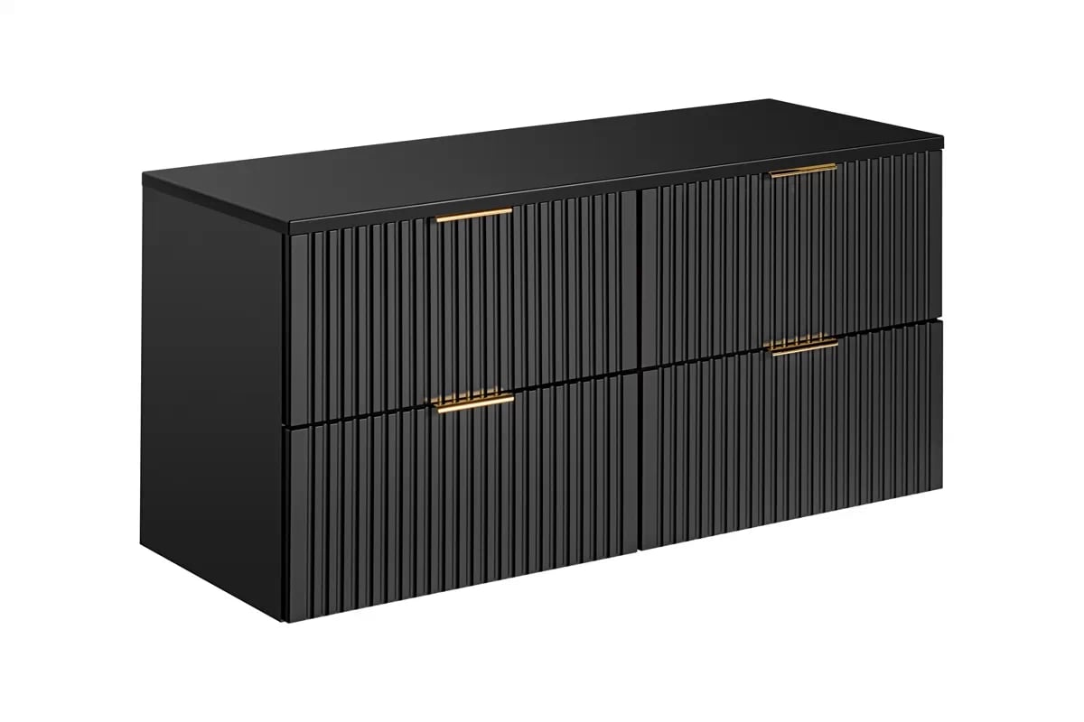 Zostava nábytku do kúpeľne Adel Black II - čierny mat Skrinky kúpeľňové comad 