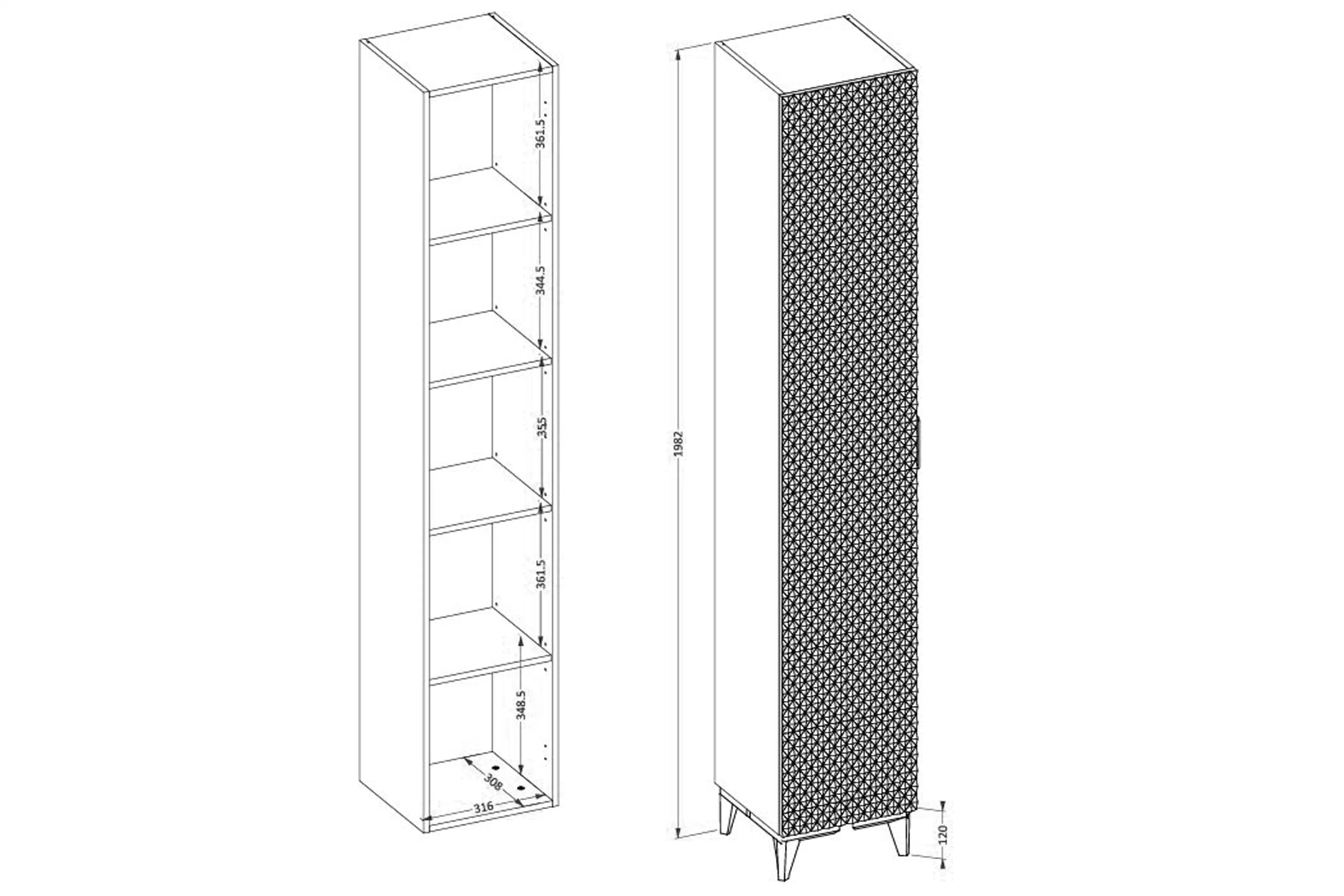 Kúpeľňový nábytok Laura IV - čierny ónyx / čierny mat Komplet nábytku lazienkowych Laura IV - Čierny onyx / Čierny - piramidki