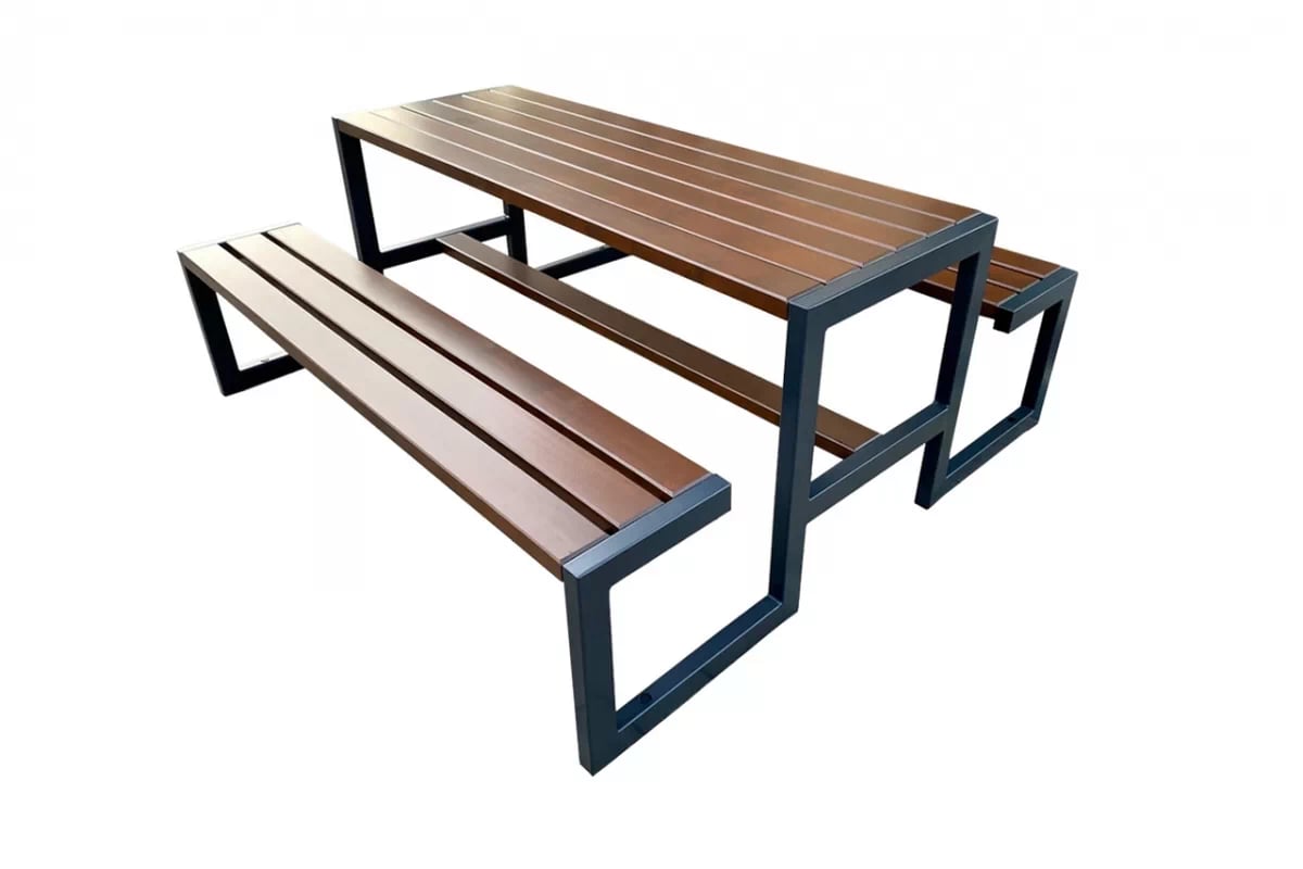 Zahradní nábytkový komplet Piknikowy - ořech italský Komplet nábytku ogrodowych Piknikowy - Ořech wloski