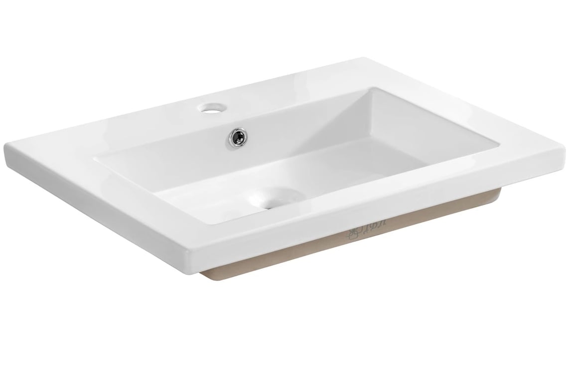 Komplet nábytku do lazienki Brooklin I - Dub craft Umývadlo Biela ceramiczna UM-8070-60