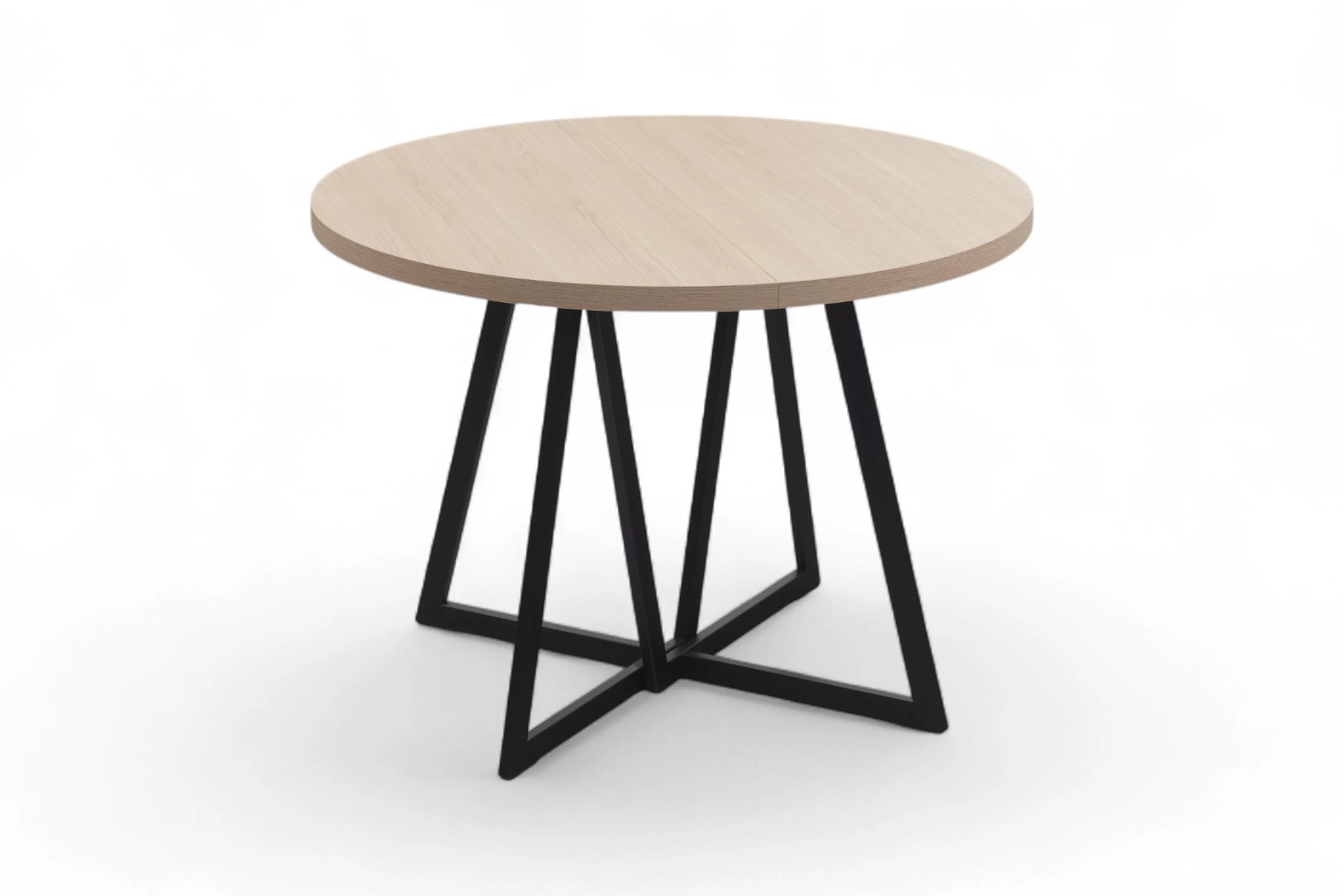 Rozkladací stôl Cedrus 95/150 cm a 4 stoličky Nerevio - dub vinceza / sivá Komplet Stôl rozkladany Cedrus 95/150 cm + 4 Stoličky Nerevio - Dub vinceza / šedý