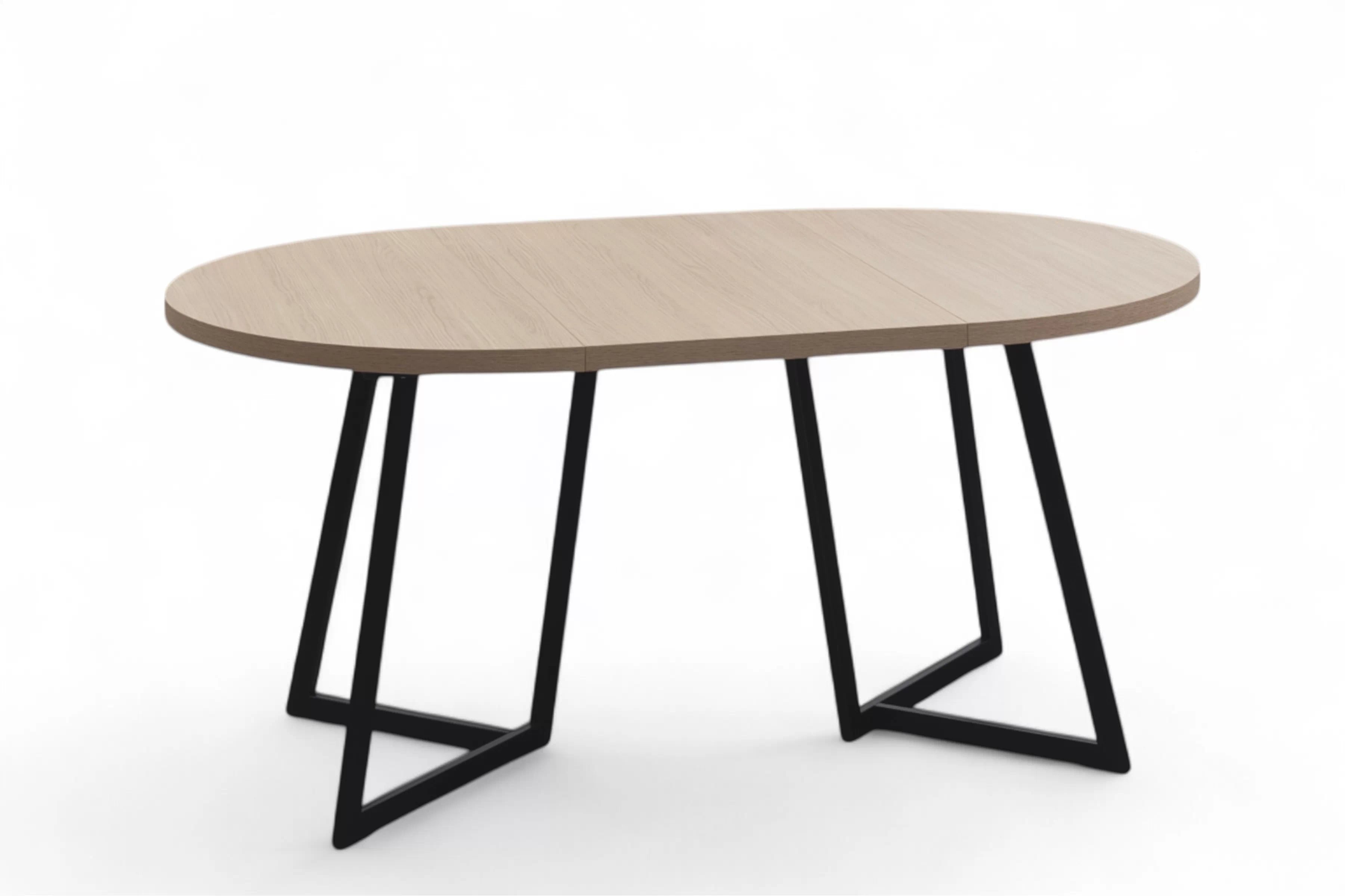 Rozkladací stôl Cedrus 95/150 cm a 4 stoličky Nerevio - dub vinceza / sivá Komplet Stôl rozkladany Cedrus 95/150 cm + 4 Stoličky Nerevio - Dub vinceza / šedý