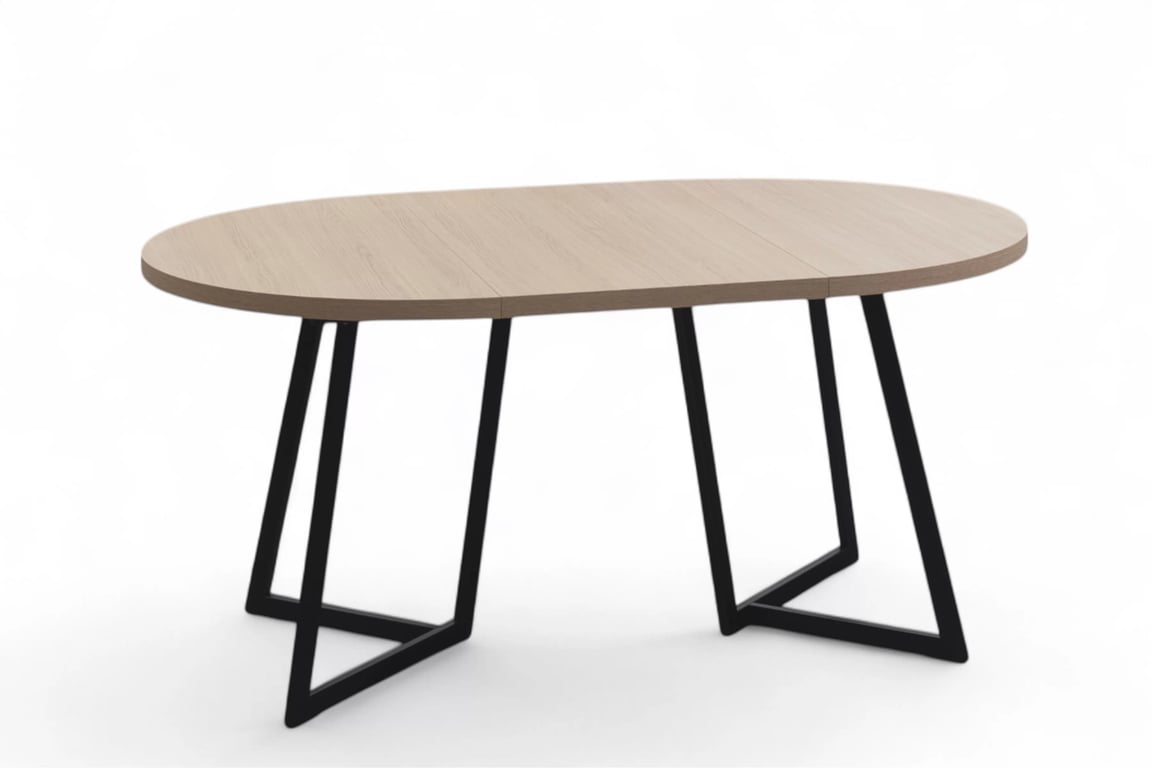 Jedálenský set Cedrus 95/150 cm + 4 stoličky Nerevio - dub vinceza / sivá Komplet Stôl rozkladany Cedrus 95/150 cm + 4 Stoličky Nerevio - Dub vinceza / šedý