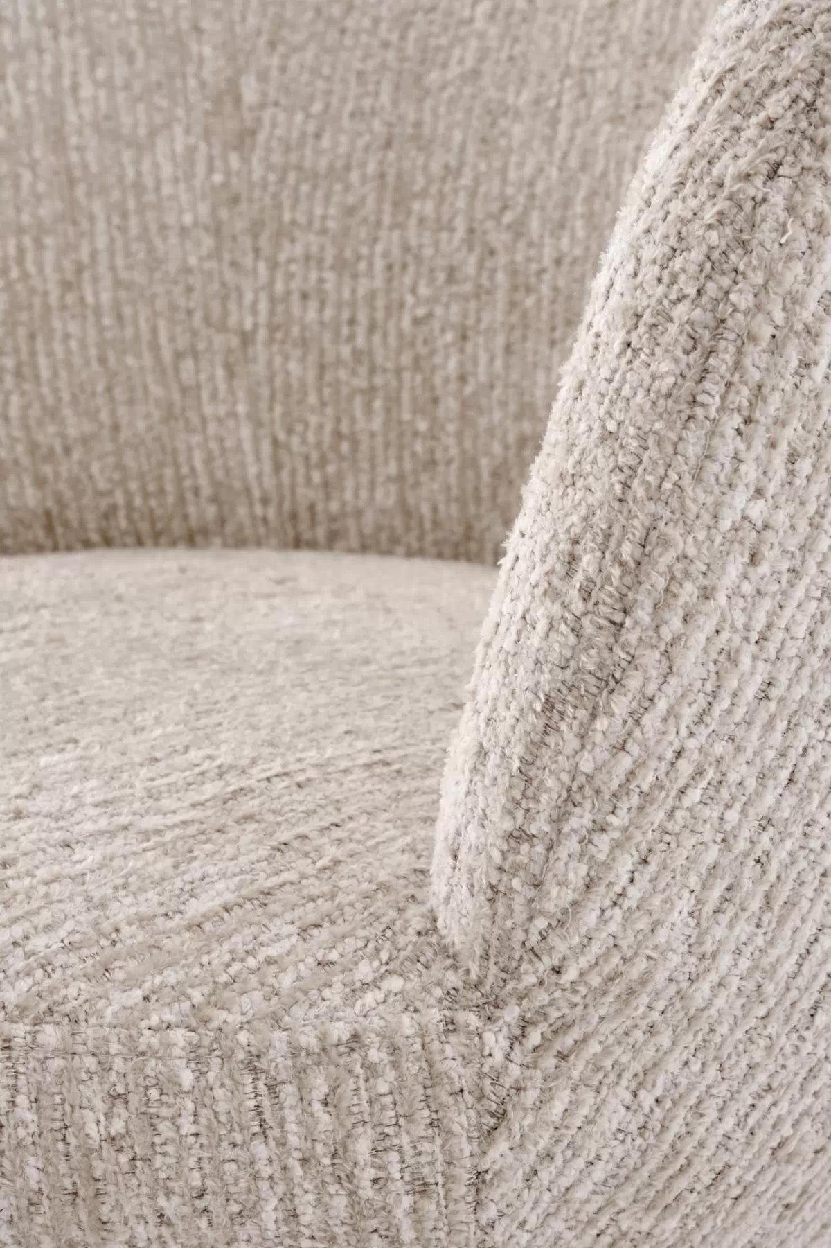 Rozkladací stôl Tavero a 4 otočné stoličky Iverto - travertín / kašmír / béžová Komplet Stôl rozkladany Tavero traweryn / kašmír + 4 Stoličky otočna Iverto bezowe