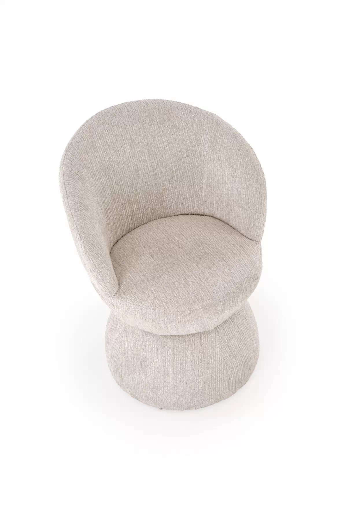 Rozkladací stôl Tavero a 4 otočné stoličky Iverto - travertín / kašmír / béžová Komplet Stôl rozkladany Tavero traweryn / kašmír + 4 Stoličky otočna Iverto bezowe