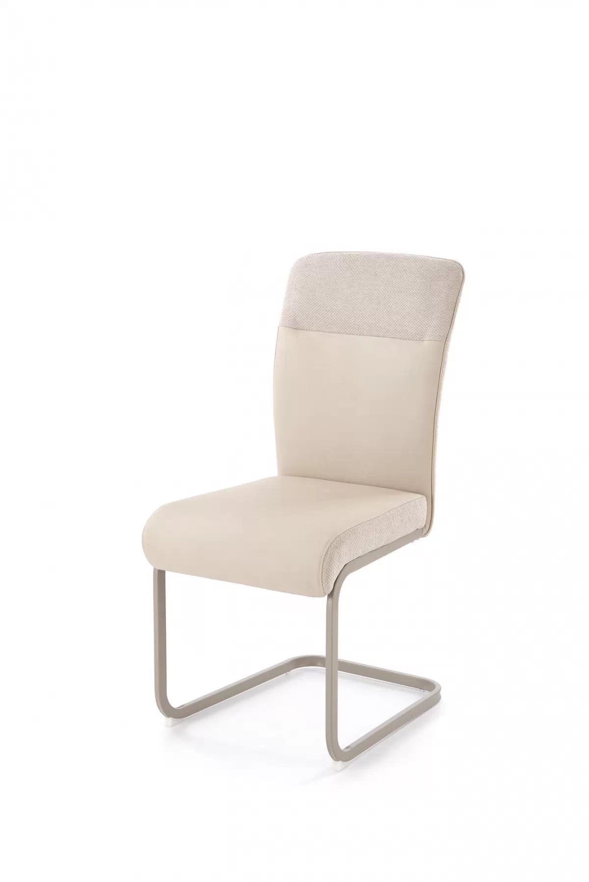 Rozkladací stôl Tavero a 4 stoličky Tillo - travertín / kašmír / béžová / kašmír Komplet Stôl Tavero rozkladany z 4 krzeslami tapicerowanymi Tillo - Travertín / kašmír / Béžová / kašmír