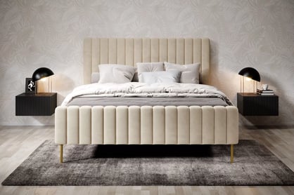 Sada závesných nočných stolíkov Nicole 46 cm - čierna Komplet szafek nocnych Nicole 46 cm wiszacych - Čierny