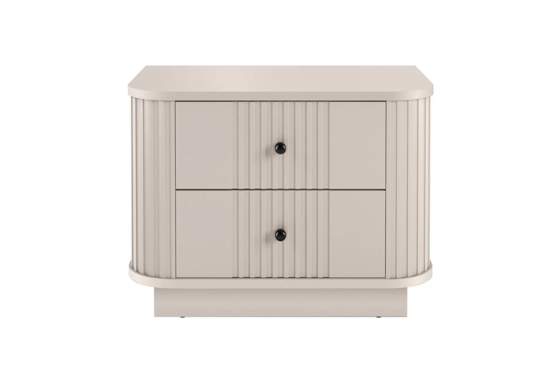 Komplet szafek nocnych Vesper 56 cm - kašmír / čierny úchyty Komplet szafek nocnych Vesper 56 cm - kašmír / čierny úchyty