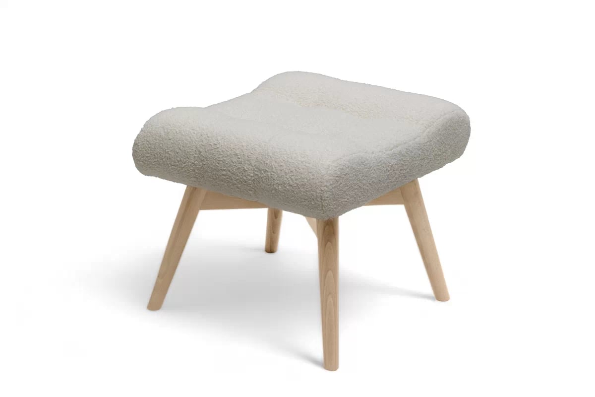 Skandinávský komplet Nordic - křeslo s podnožkou Komplet Ušák skandynawski Nordic - Křeslo z podnozkiem 