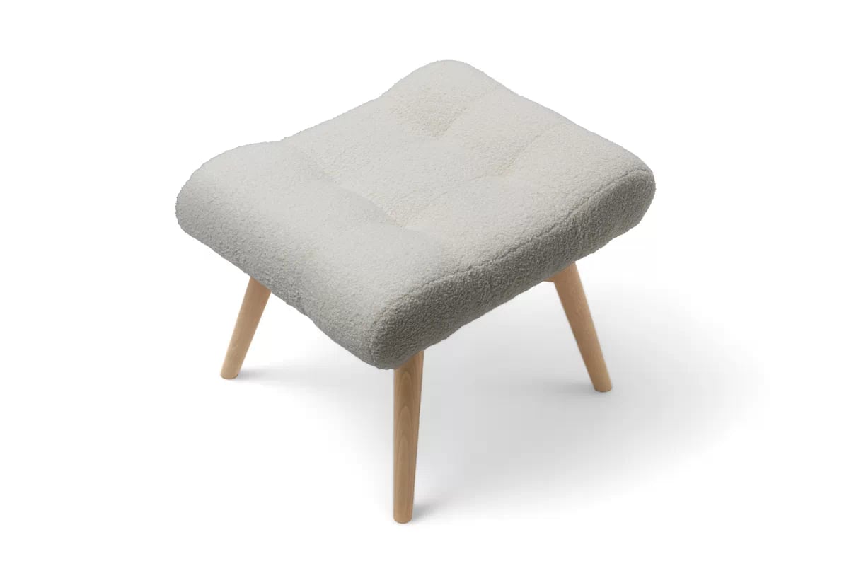 Skandinávský komplet Nordic - křeslo s podnožkou Komplet Ušák skandynawski Nordic - Křeslo z podnozkiem 