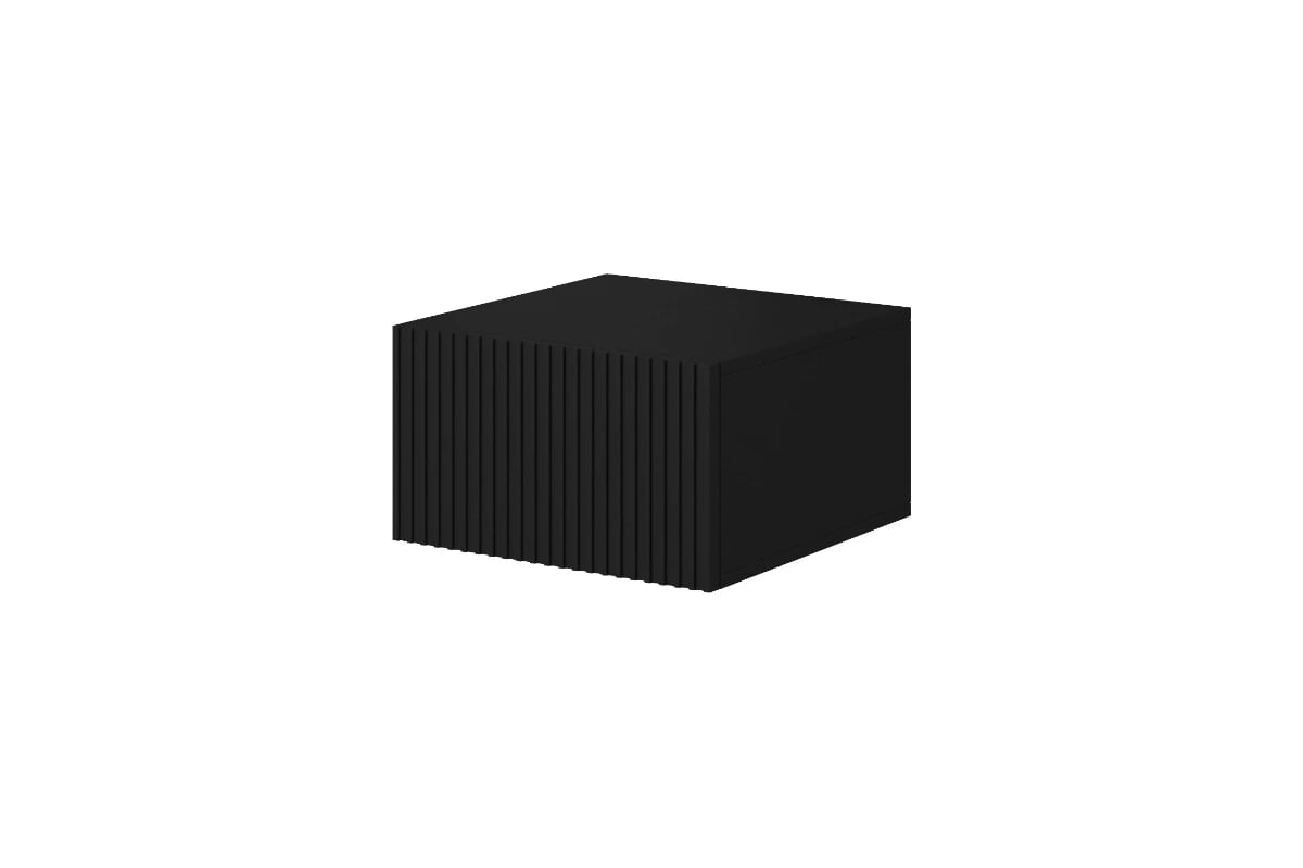 Sada závesných nočných stolíkov Nicole 46 cm - čierna Sada nástenných nočných stolíkov Nicole